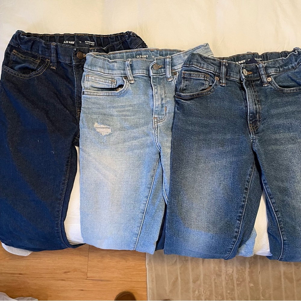 Old Navy $7 each or 3 for $15 boys jeans
